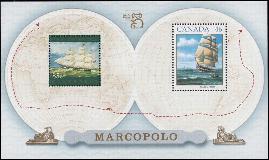 OTD: Marco Polo declared 'fastest ship in the world' - Canadian Stamp News