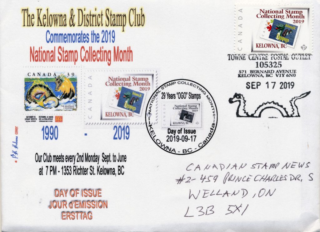 2019 CSN Cover Contest Canadian Stamp News
