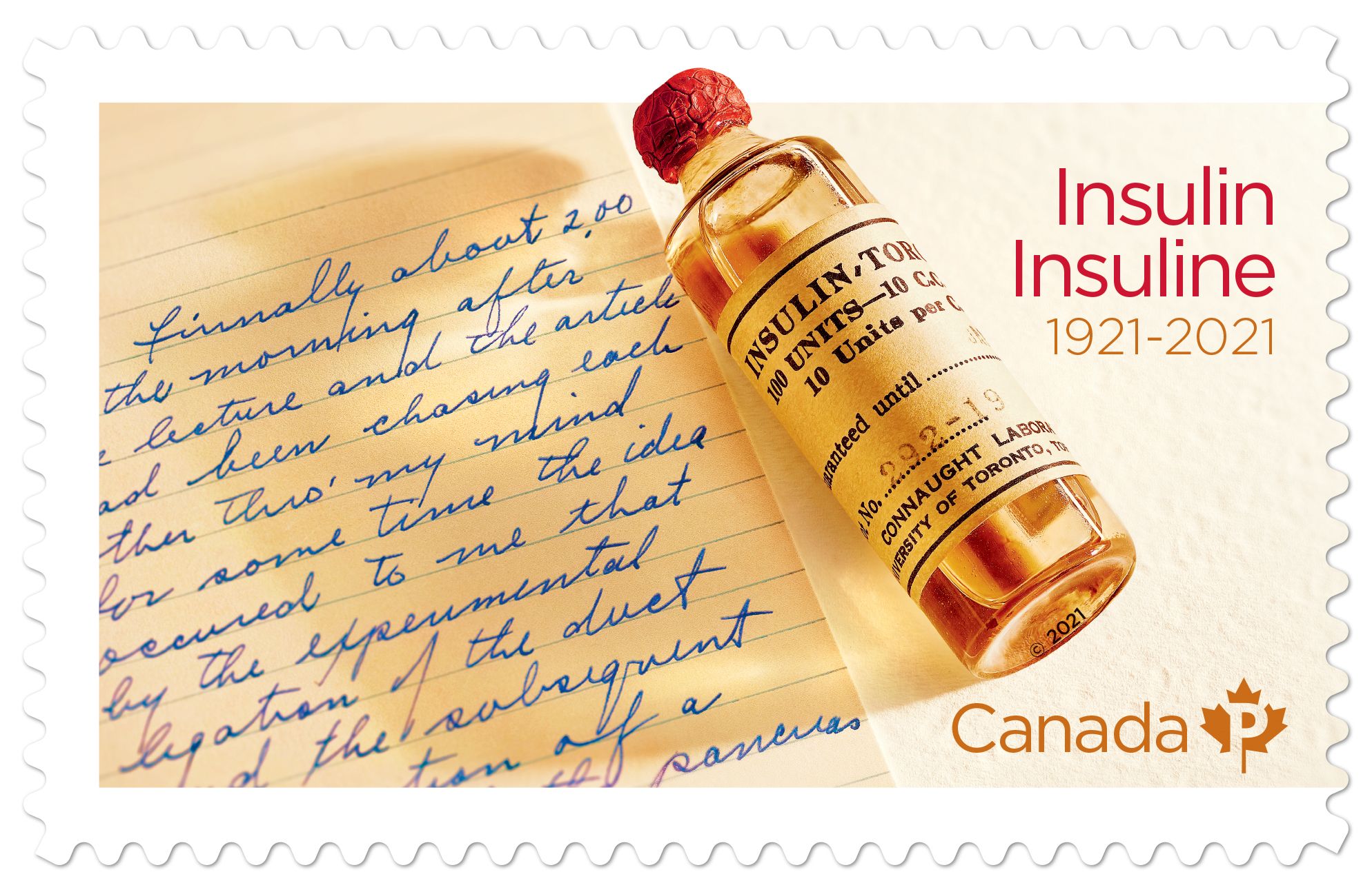 New stamp marks 100th anniversary of insulin's discovery - Canadian Stamp News